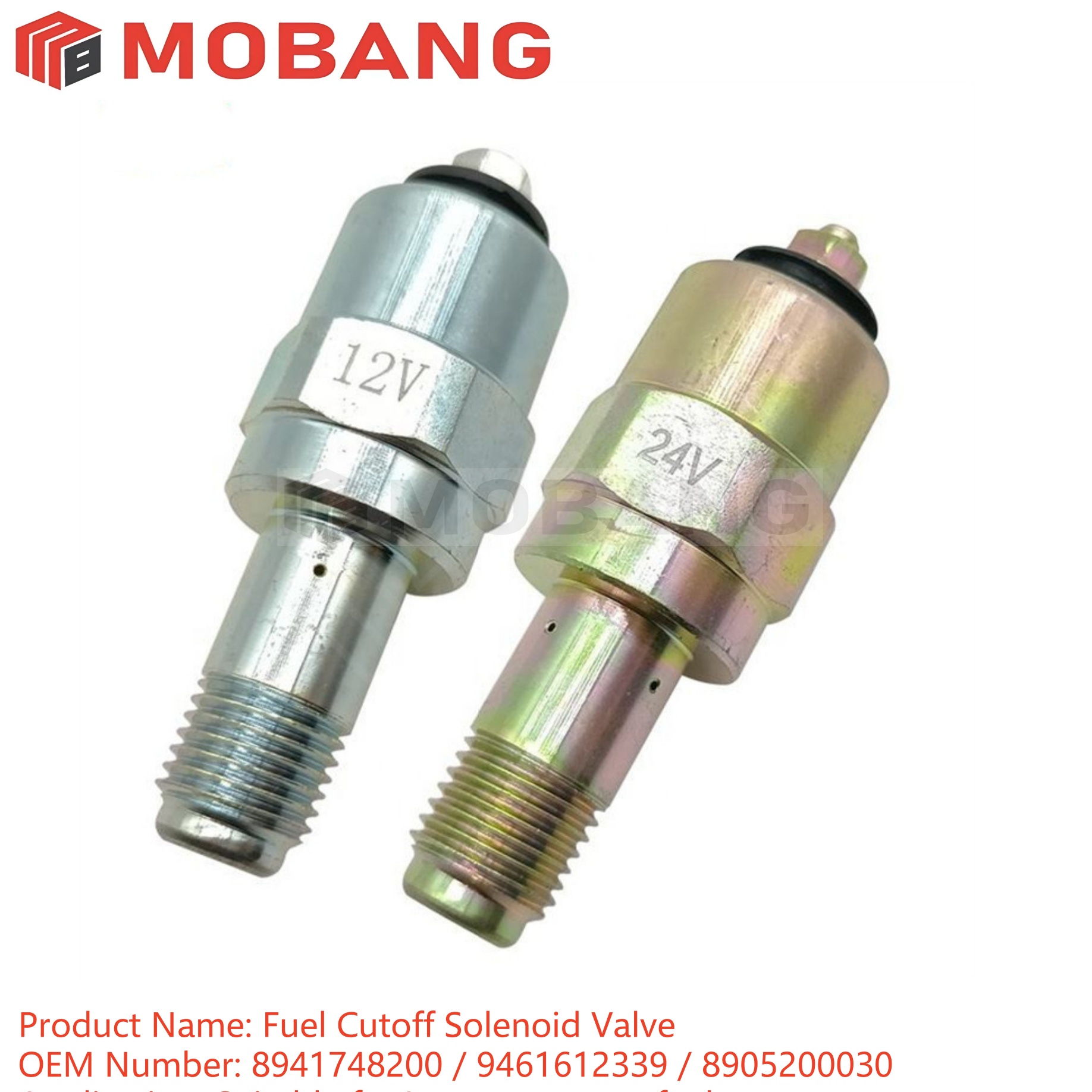 Heavy Equipment Excavator - Valvola Solenoide di Interruzione Carburante 8941748200